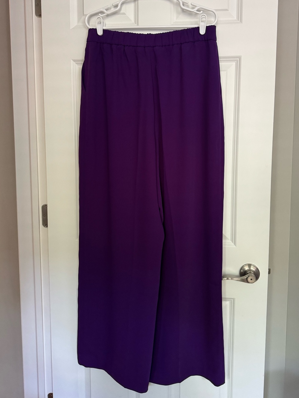 Size 14 Stylist High Waisted Pleated Wide Leg Pants 💜 - Picture 7 of 7